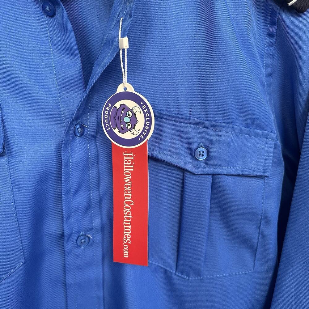 HalloweenCostumes.com Men’s TSA Agent Blue Long Sleeved Costume Shirt Size M NWT - Picture 6 of 12